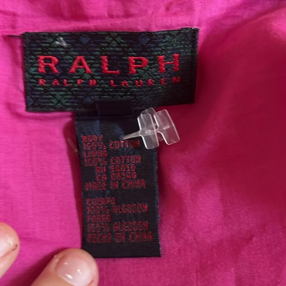 Ralph Lauren Vintage Pink And White Embroidered Midi Dress With Spaghetti Straps - Picture 4 of 4